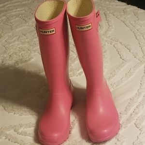 Hunter Boots Kids 6 in Pink